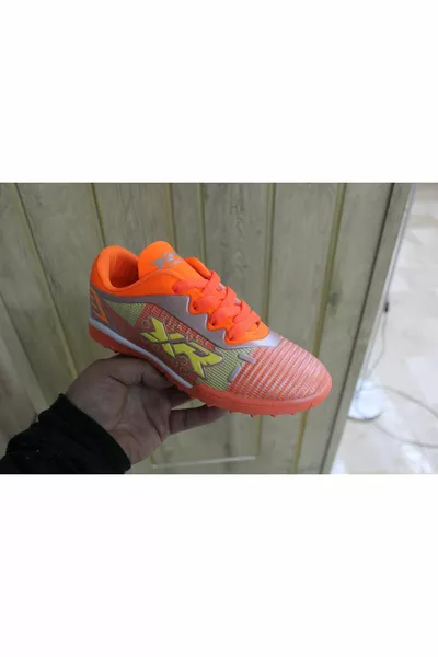 أحذية كرة القدم للأولاد أحذية رياضية Astroturf مع جوارب الياقة المدورة