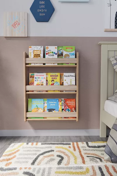 Montessori 3-Shelf Children's Bookshelf  Cm - Sonoma