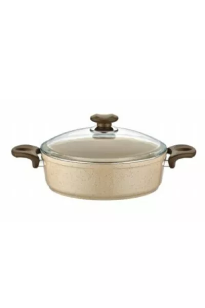 Safran Granit Tencere Basık Pilav Tenceresi  CM