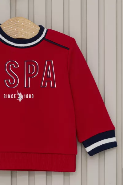 Erkek Bebek Kırmızı 2li Bebek Takım