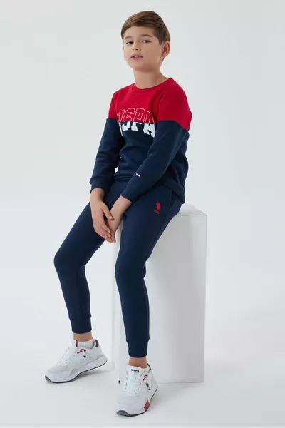 طقم بدلة رياضية رجالي كحلي