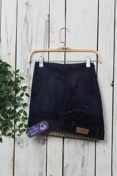 Men's Navy Luxury Velvet Trousers Classic