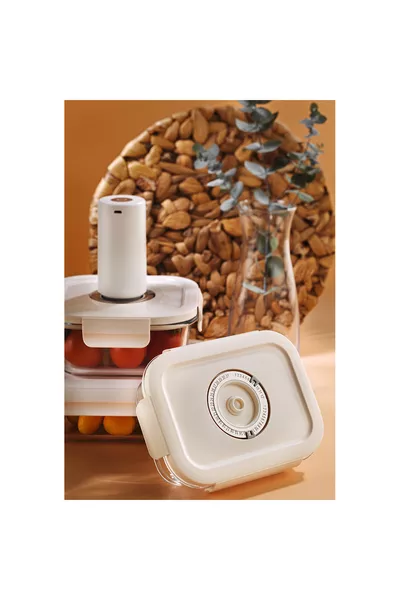 Vakumlu Cam Saklama Kabı Seti Gıda Torbası