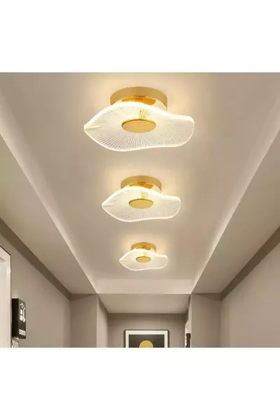 ثريا ليد فردية عصرية على شكل قنديل البحر للسقف، تصميم أنيق وجاذبية بصرية