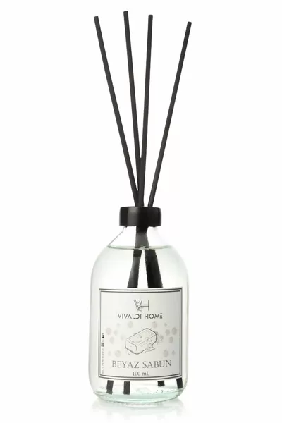 Аромат за стая с бял сапун на пръчка  мл