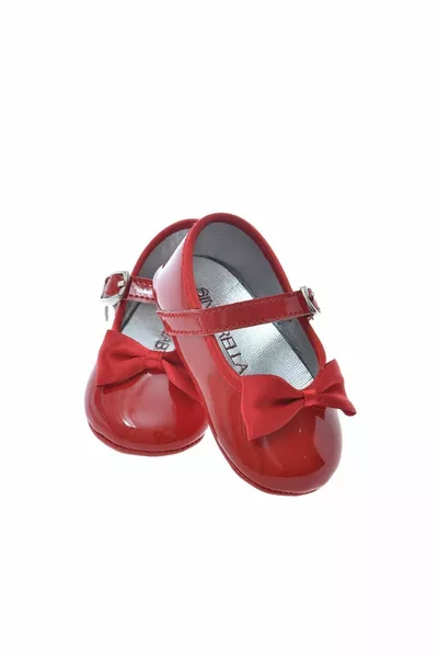  Красные детские пинетки, детская обувь