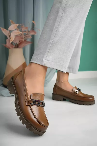 Echt lederen casual damesschoenen 