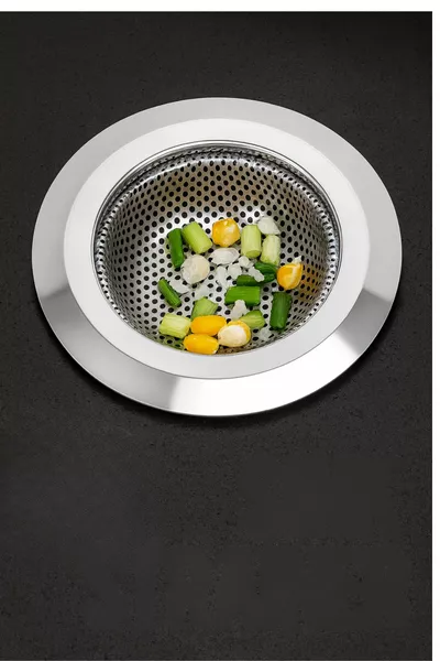 Passoire pour évier en acier inoxydable grande taille - Passoire pour évier