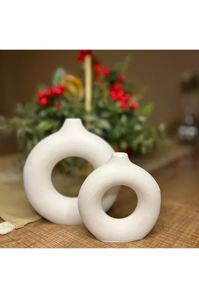 Ronde Vazen Grote & Kleine Tweedelige Set ( EN  CM)