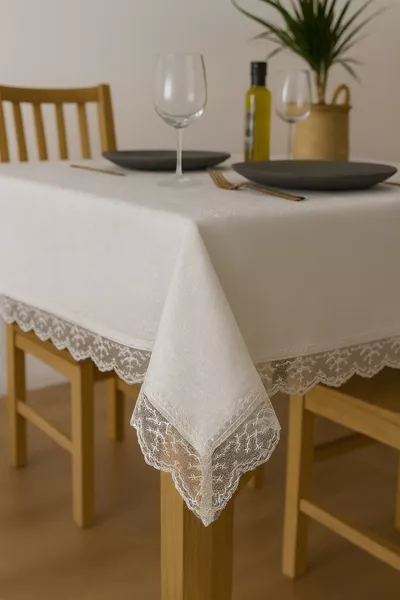 Stain-Resistant, Hassle-Free Tablecloth for  People