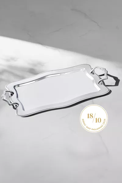 Верижна обикновена стоманена поднос за чай