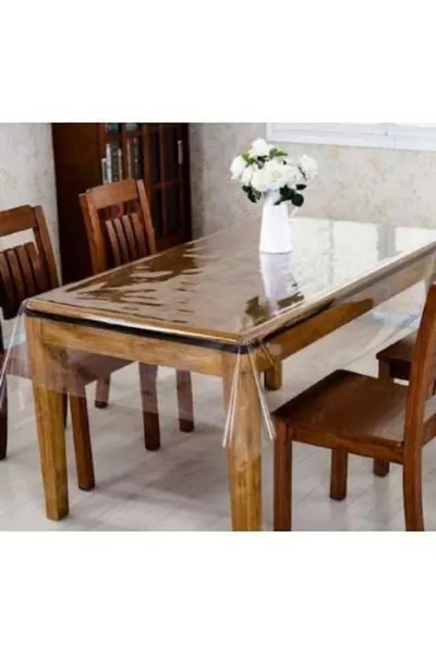 Покривка за маса от прозрачен PVC 0, мм, продукт на магазин Yukselhalımefrusat.