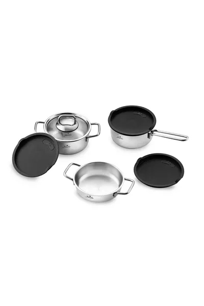 طقم طناجر ليون 4 قطع متوسطة الحجم