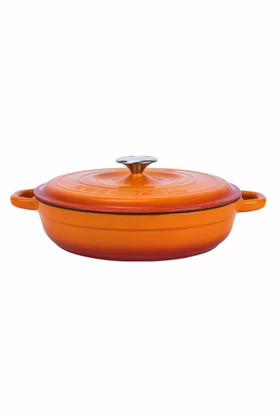 Cast Iron Round Multi-Purpose Shallow Pot New Heritage Series Diameter (Ø)cm.