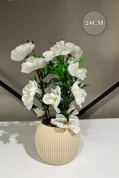 cm-mini Kunstbloem Decoratieve Pottafelbloem Decoratie Kleine Maat Natuurlijke Steen Mossige Pot