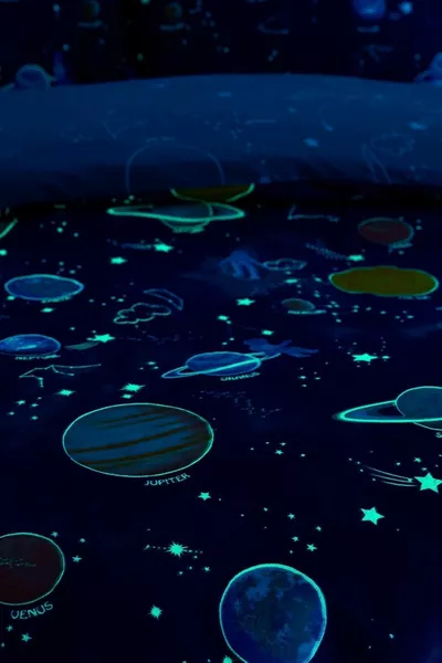 | جالاكسي | طقم غطاء سرير فردي % قطن