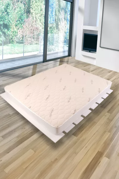 Alez Harappa Coprimaterasso in Cotone Organico Elastico Impermeabile Protezione per Materasso