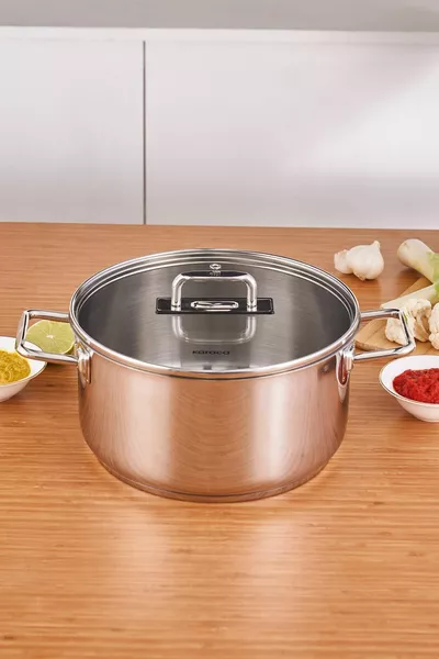 Grace Induktionsgeeigneter Edelstahltopf  cm 5,5 l