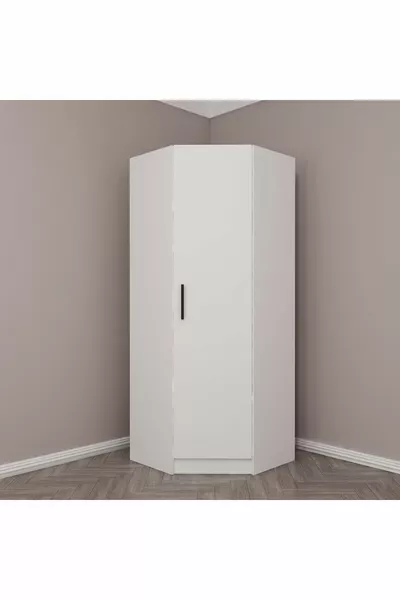 Kale cm 1-door Corner Cabinet White