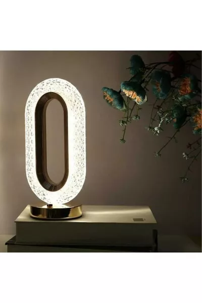  Перезаряжаемая кристальная алмазная настольная лампа Сенсорная романтическая акриловая LED ночная лампа