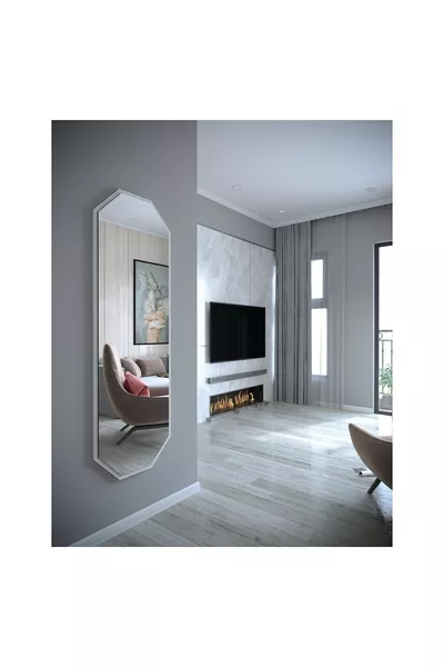 White 6-Frame Decorative Wall Mirror  cm