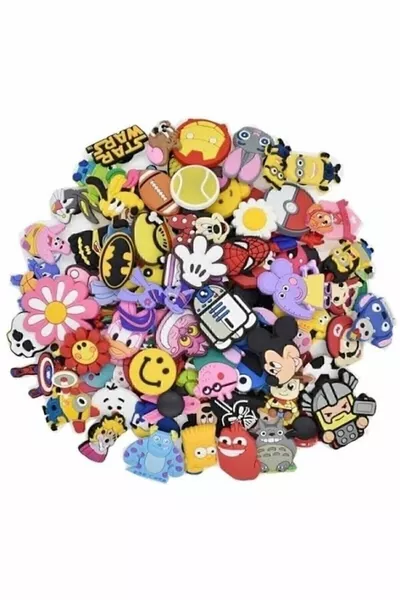 Crocs Terlik Süsü  Adet Tüm Terlikler Uyumlu (karışık Gönderim)