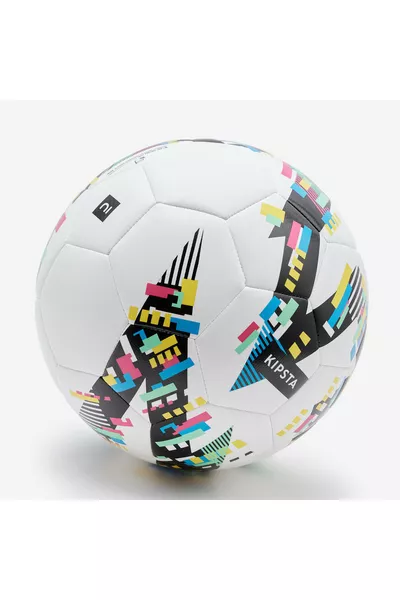 Kipsta Training Soccer Ball - Size 5 - White / Black - Learning Ball