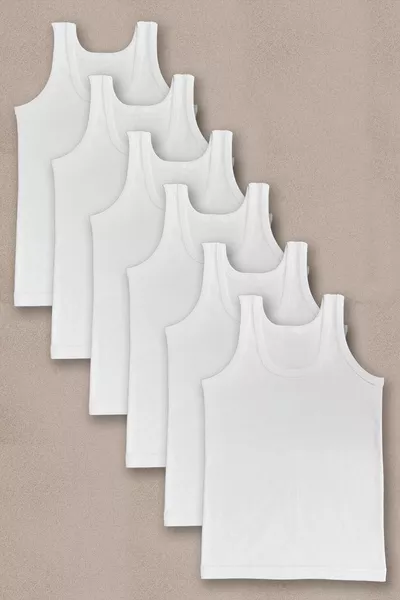 Fidan Boys' 6-Pack Tank Tops