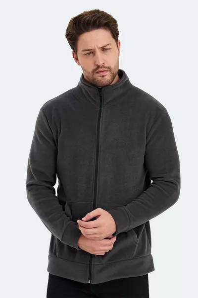 SANSA Herren Dunkelgrauer Fleece