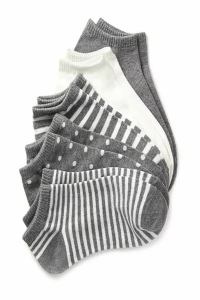 جوارب من الصوف بنقوش مختلطة، 5 أزواج