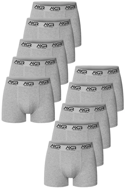 باكسر رجالي من القطن مع ليكرا، عبوة  قطع