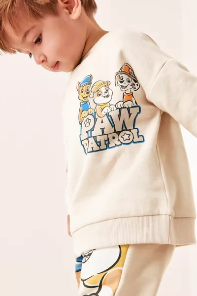 Paw Patrol Baskılı Unisex Çocuk Giyim Takım