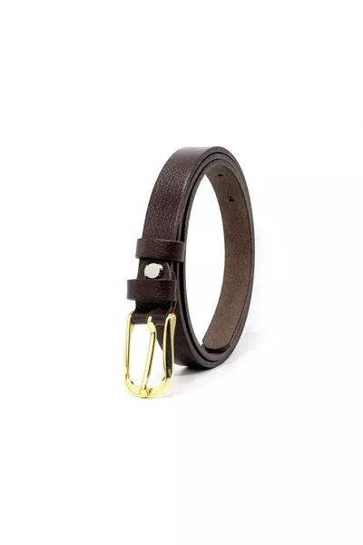 Cintura da donna in vera pelle a 3 pezzi Larghezza 2 cm