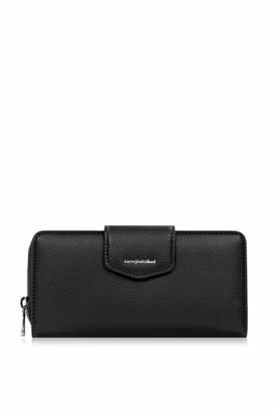 Cengiz Pakel Women's Wallet-Portfolio m Maddy-Black