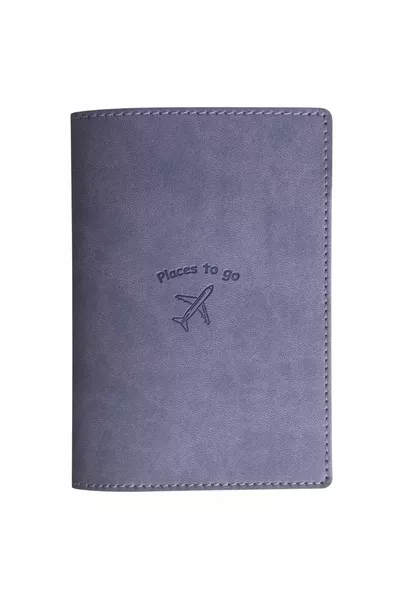 Acar Mira Thermo Leather Passport Holder Lilac