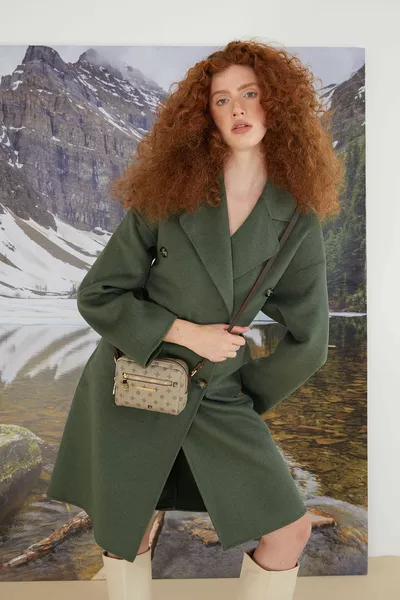 Vizon Yeni Monogram Kadın Omuz Çantası -1