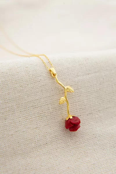 Rose Gold-Plated Sterling Silver Necklace