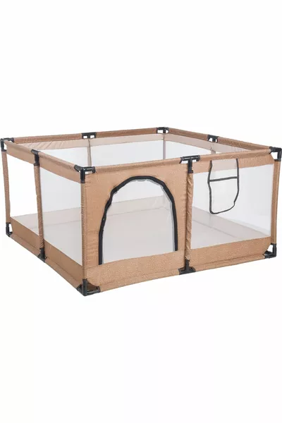 منطقة لعب آمنة للأطفال والرضع & ملعب أطفال سرير من الخيزران