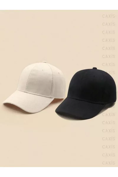 Cappello sportivo unisex 2 pezzi regolabile con velcro sul retro