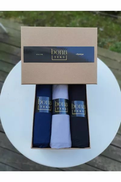 Комплект от 3 памучни шалове