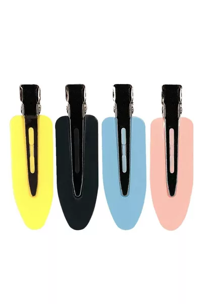 Mini Fermagli per Trucco 4 pezzi - 4 Colori Misti