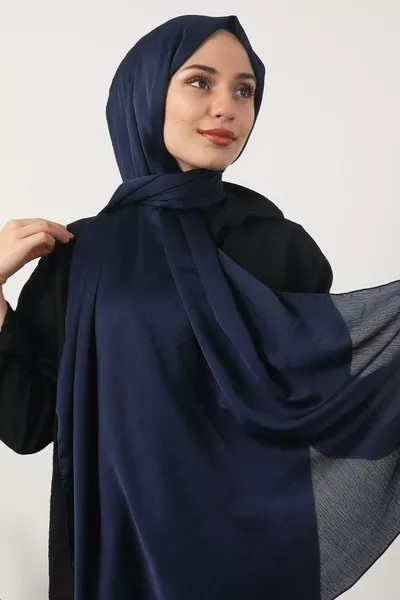 وشاح جانجان أزرق داكن