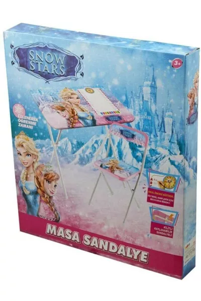 طقم مكتب وكرسي للأطفال إلسا وآنا