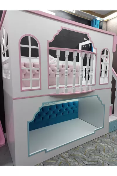 Princess Bunk Bed with Balcony