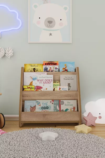 Montessori MDF Kinderboekenkast - Sonoma Eik