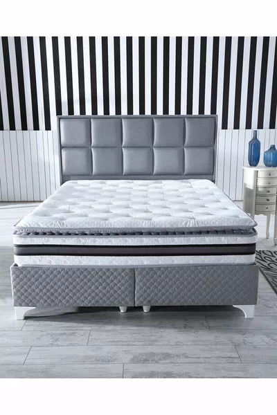 سرير بجيب مبطن بأرائك شهبازات فائق الأرثوبيدي مع قماش من ريش الأرنب