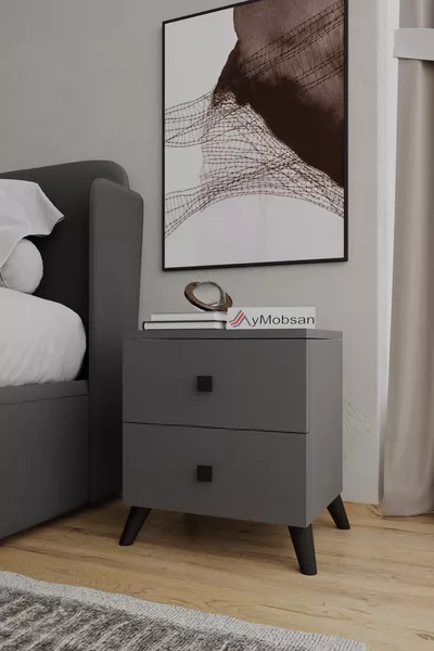 طاولة سرير أرتيميس 2 بدرجين أنثراسيت