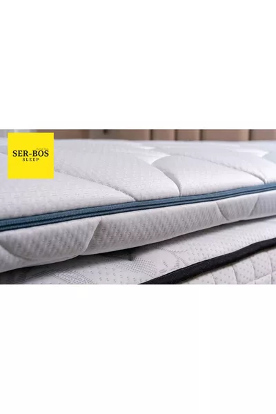 Ser-Bos Сън Виско Ортопедичен Матрак Подложка & Матрак Калъф Пералня с цип  % Виско