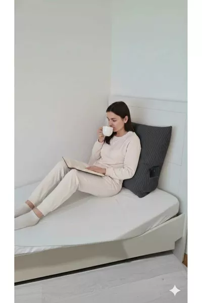 وسادة استرخاء مريحة – غطاء مضلع قابل للغسيل