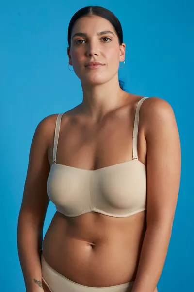 Reggiseno Modellante Taglie Forti Monospalla Color Ten